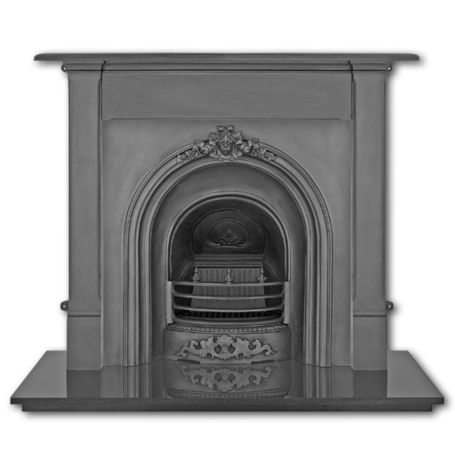 The Prince cast iron fireplace insert
