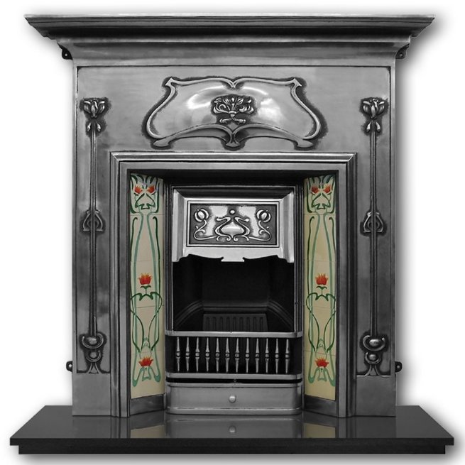 The Verona cast iron combination fireplace